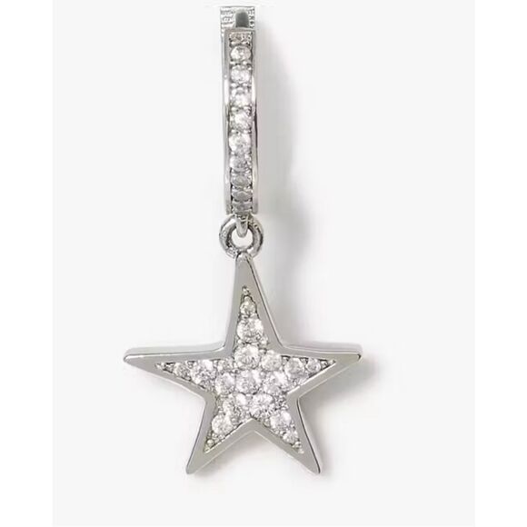 Kate Spade NEW earrings You’re a Star huggies - Picture 7 of 10